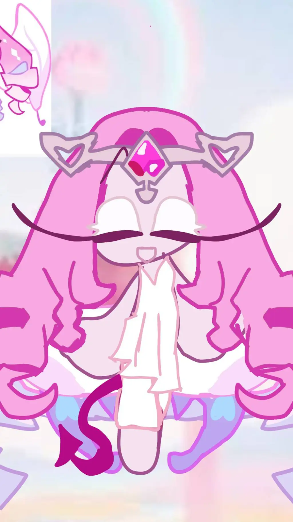 ai character: dandy world background