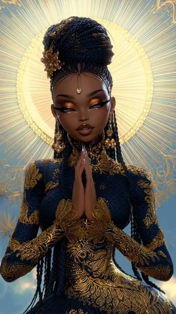 ai character: QUEEN TAKA background