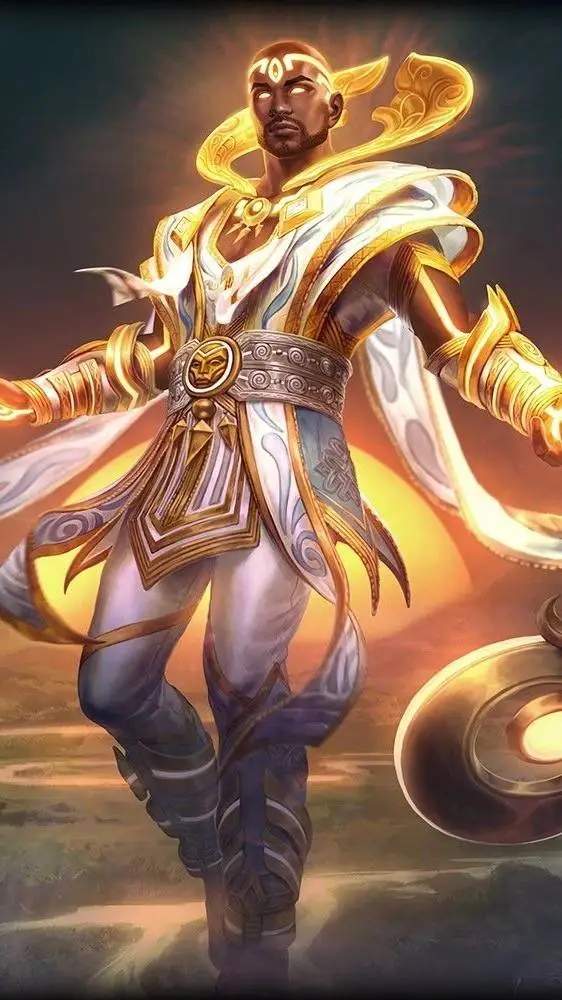 ai character: Olorun  background