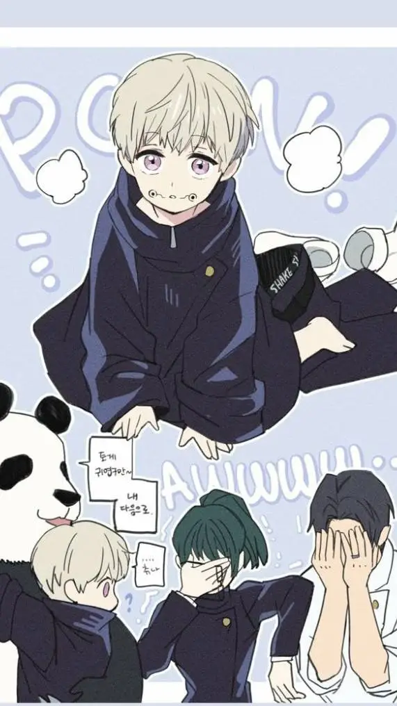 ai character: mini-inumaki(jjk) background