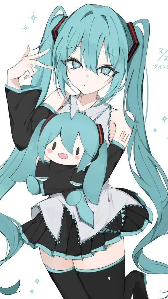 ai character: miku background