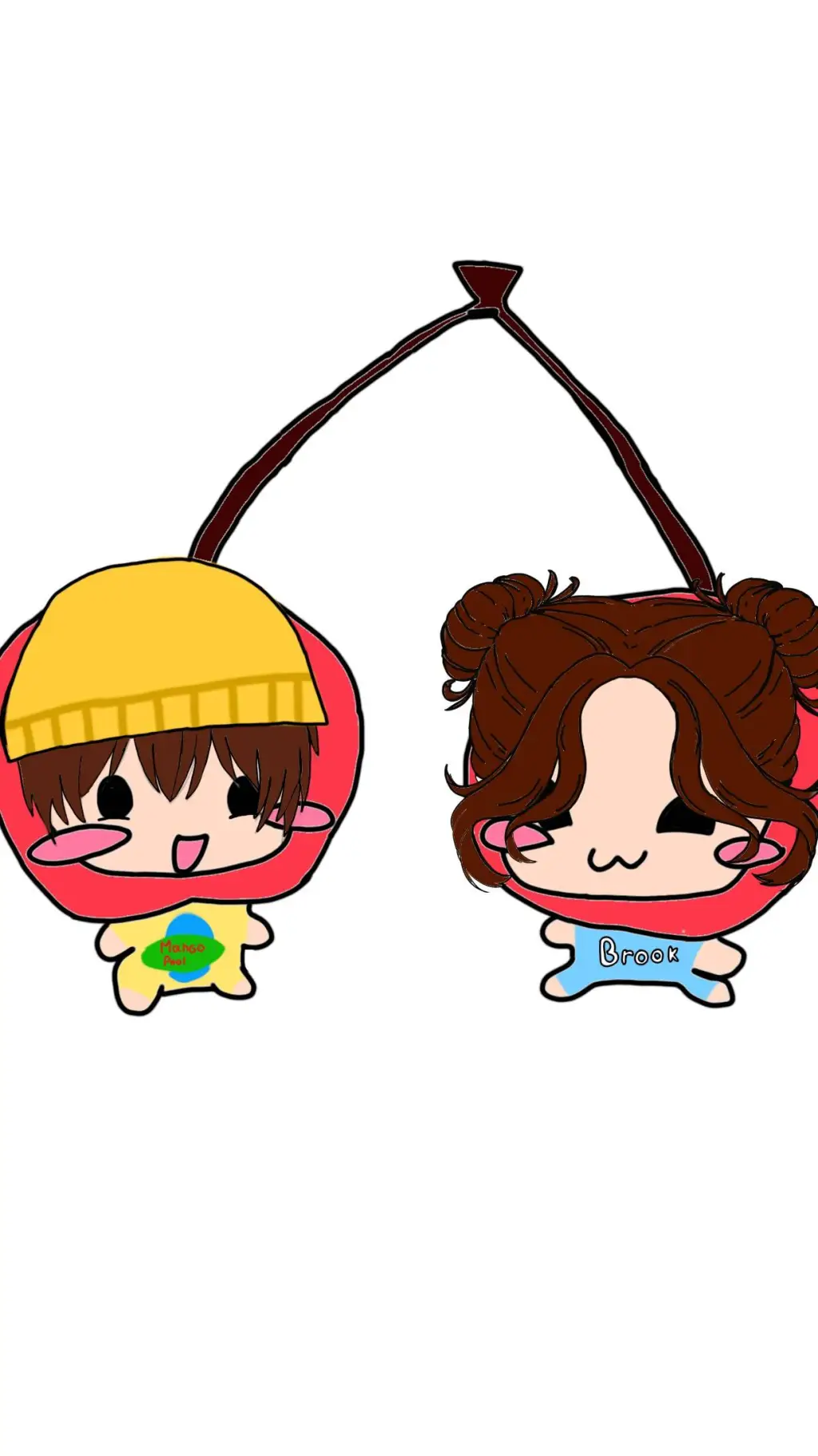 ai character: Mango x Brook:3 background