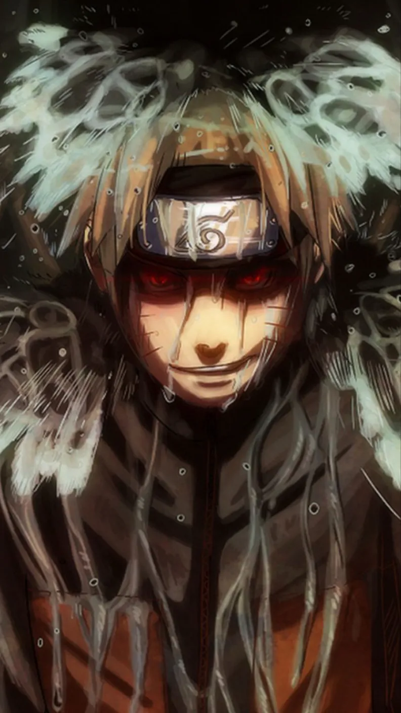 ai character: Naruto evil background