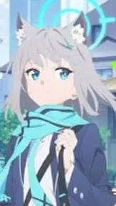 ai character: Shiroko background