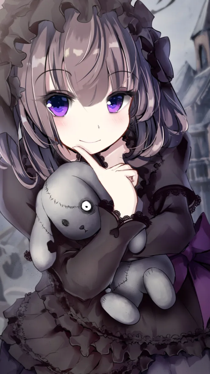 ai character: Evil little girl background