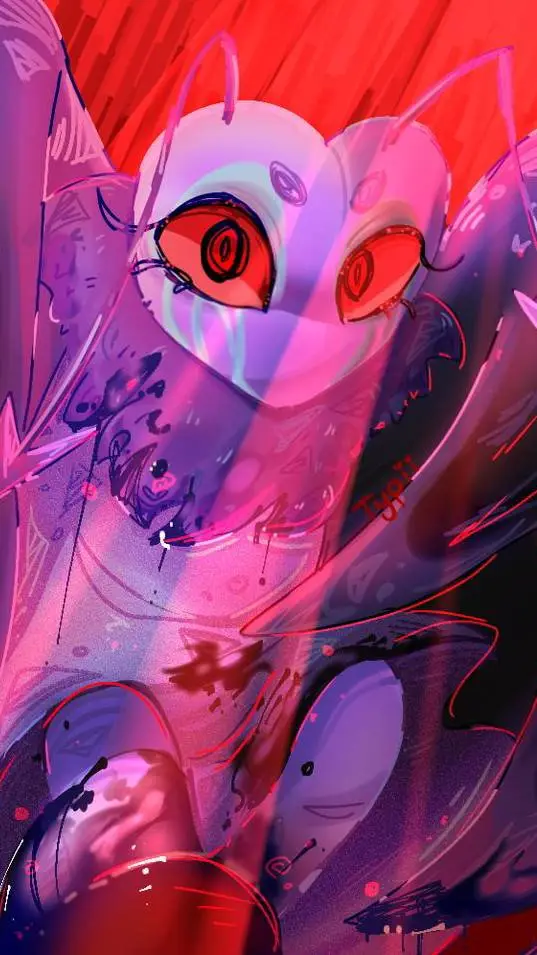 ai character: ★TwistedFlutter★ background