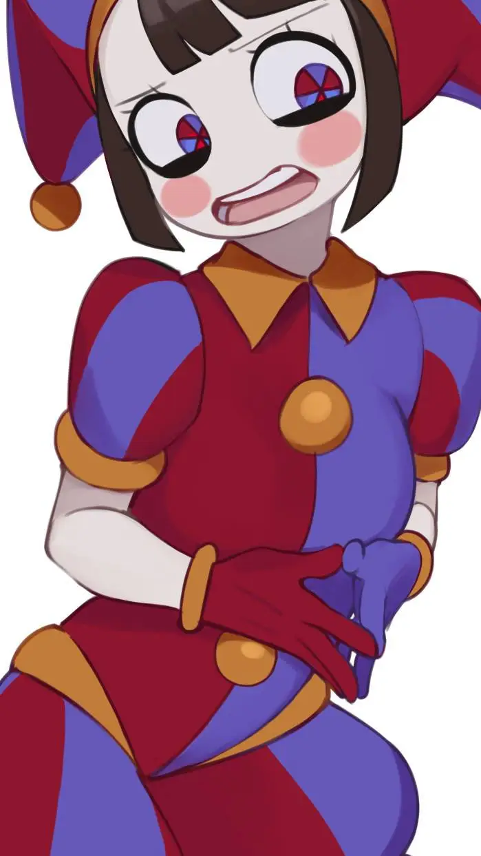ai character: POMNI HOT background