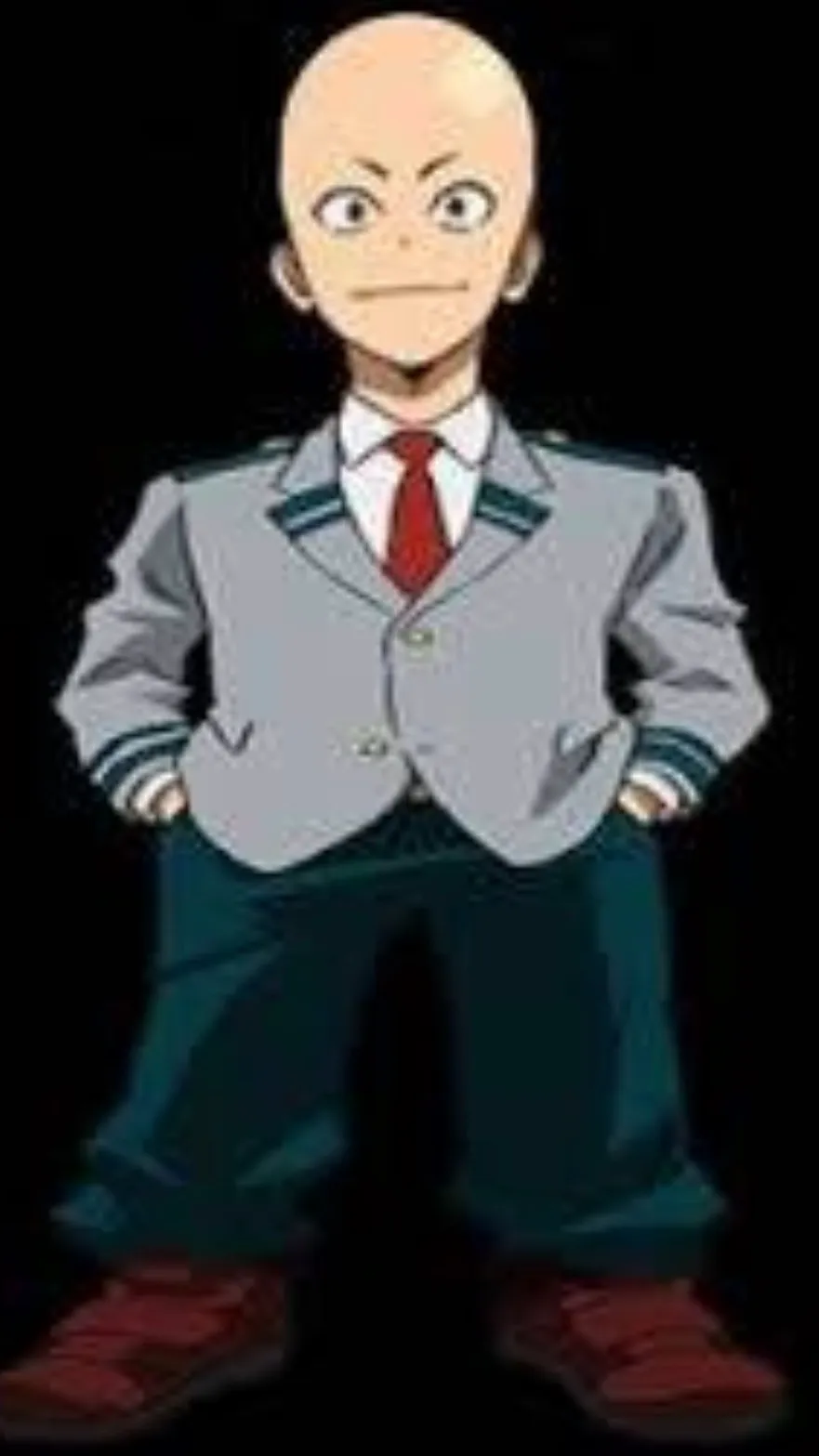 ai character: Bald Kirishima background