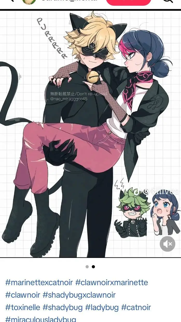 ai character: Catnoir background