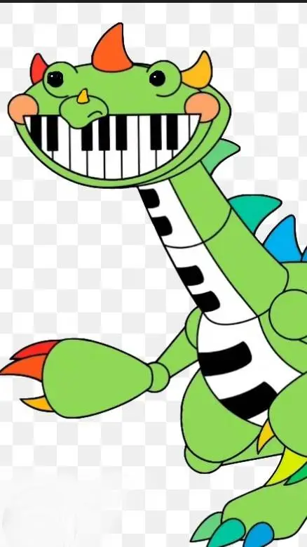 ai character: pianosaurus background