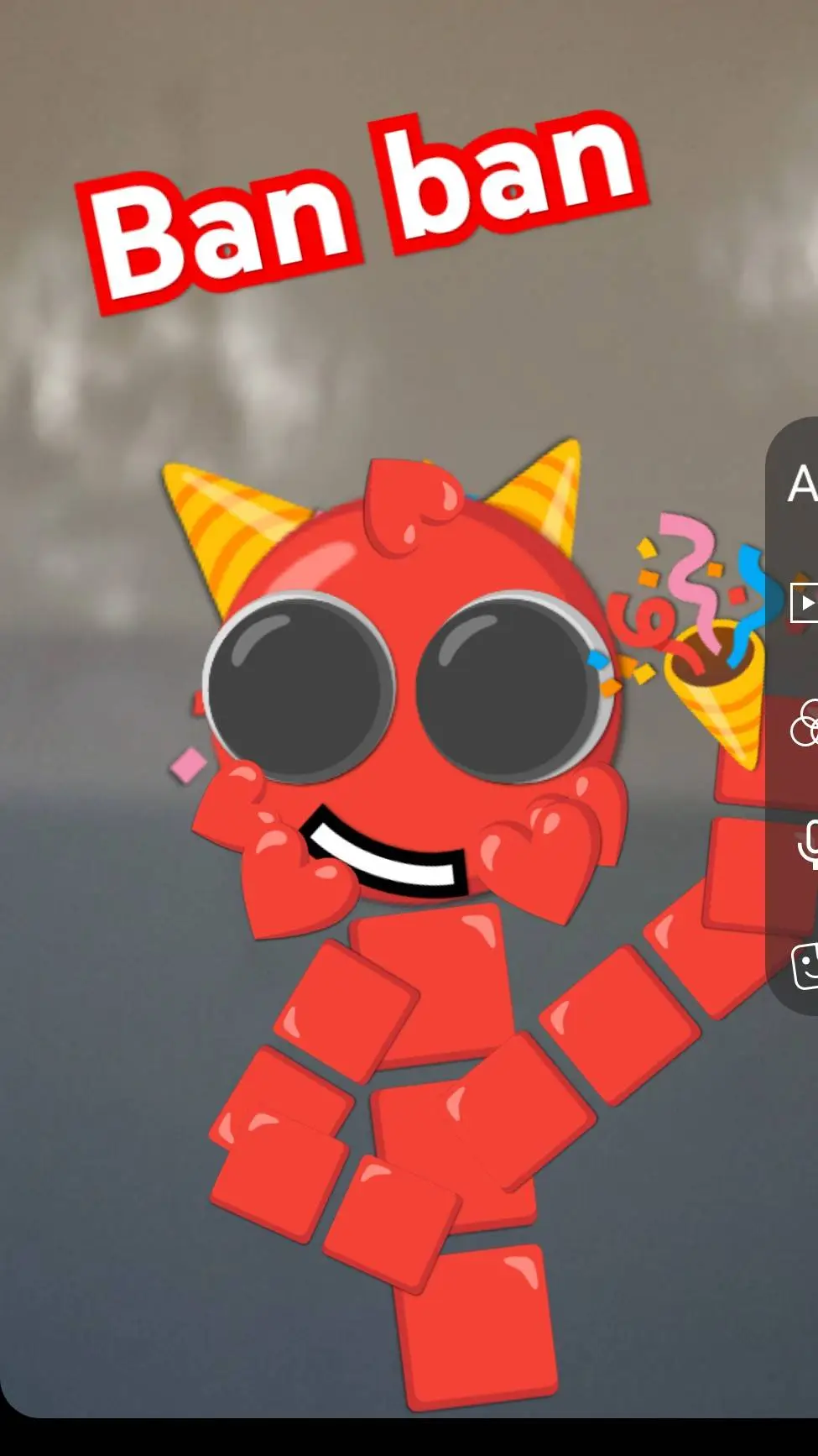 ai character: ban ban🎉 background