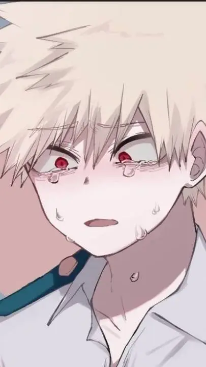 ai character: sad bakugo  background