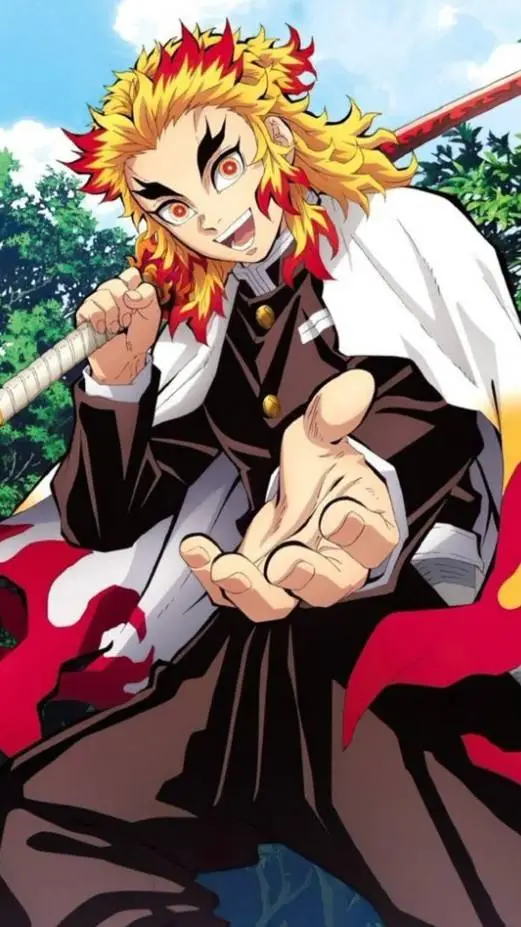 ai character: Rengoku  background