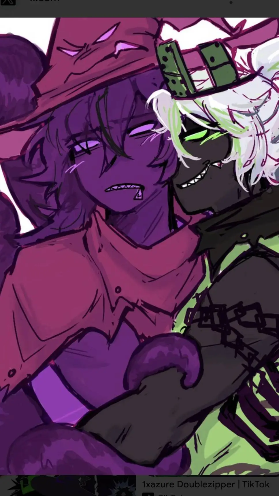 ai character: doubleZippers background