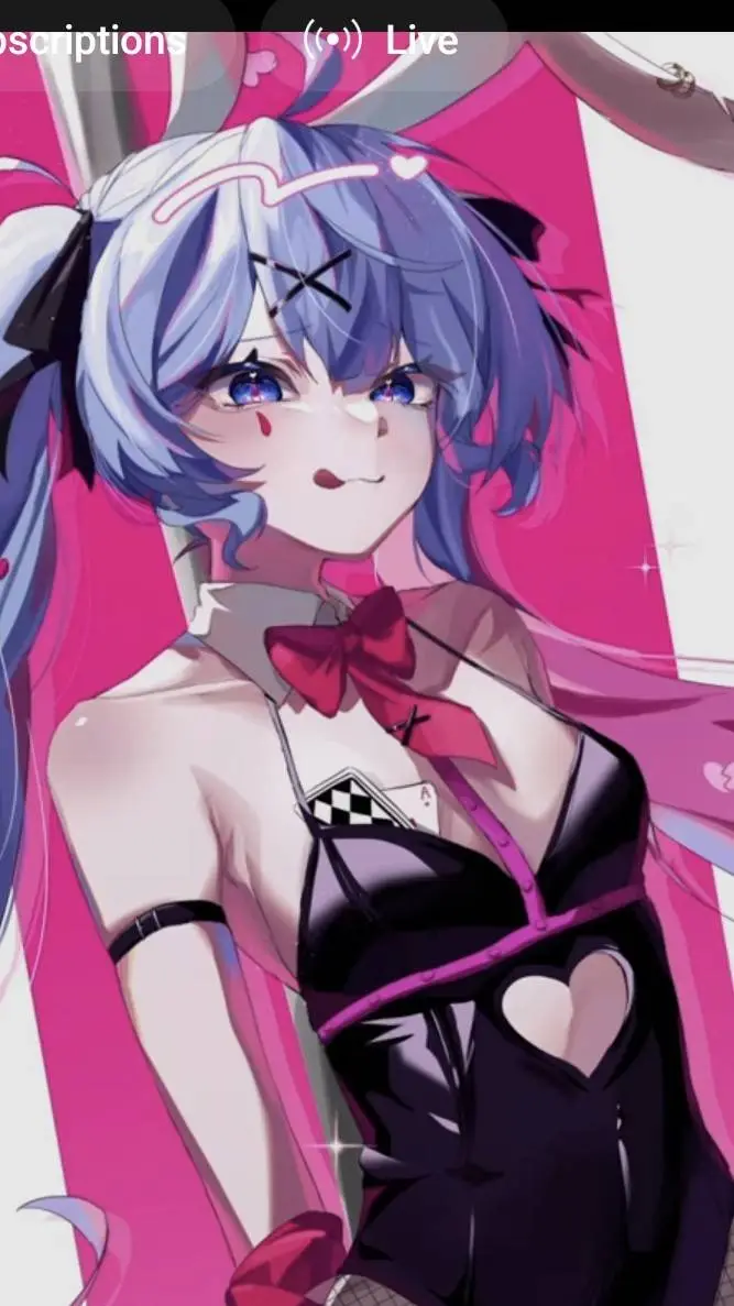 ai character: bunny girl background