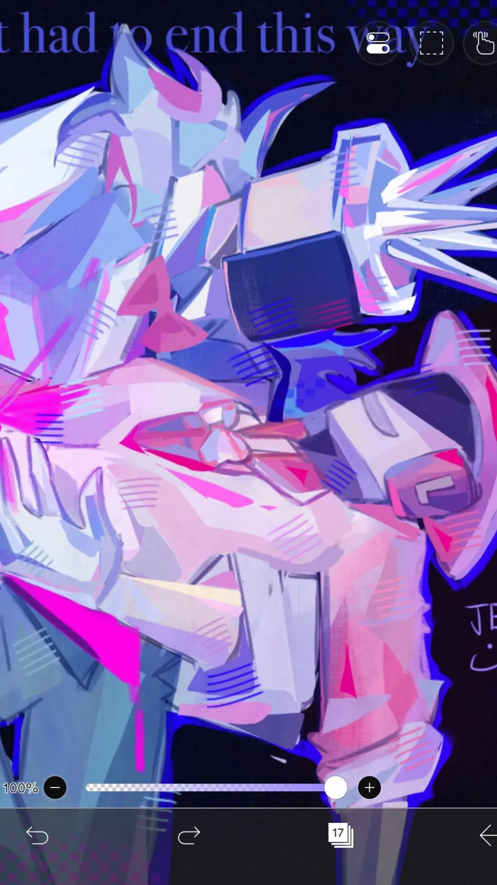 ai character: Itrapped x chance background