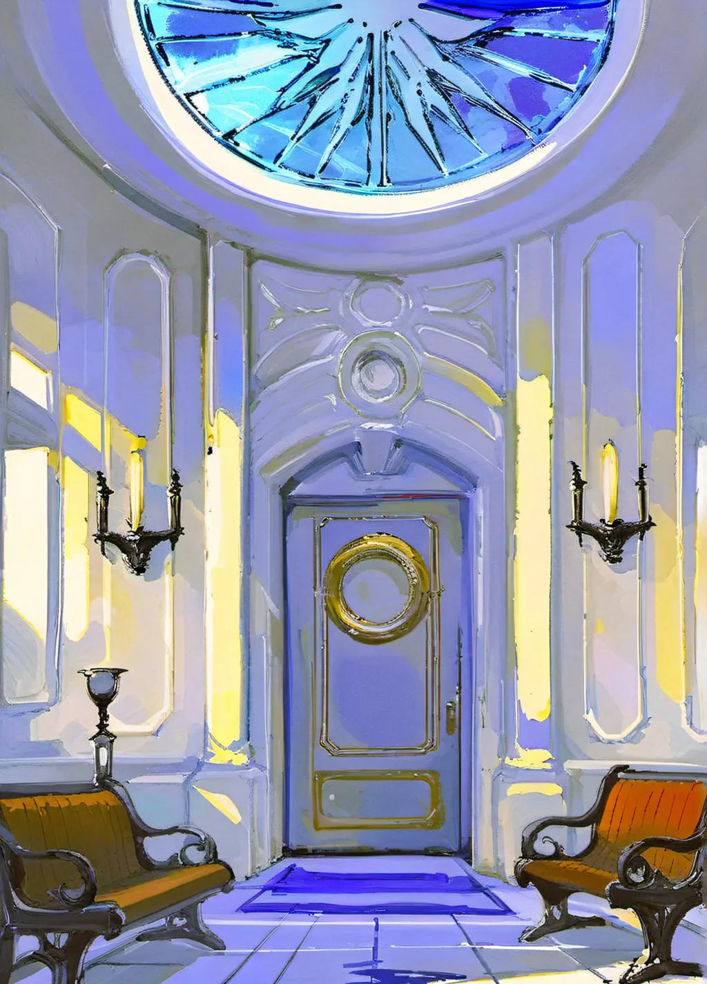 chat with ai character: The waiting room