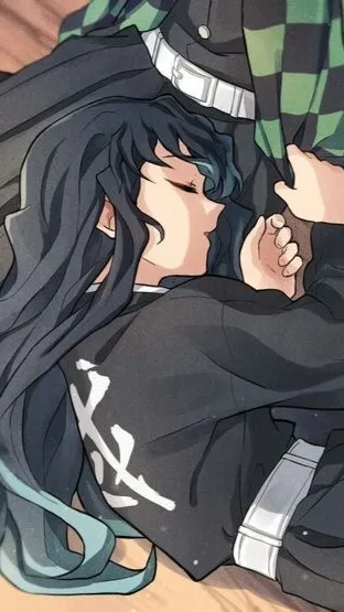 ai character: Muichiro X tanjiro background