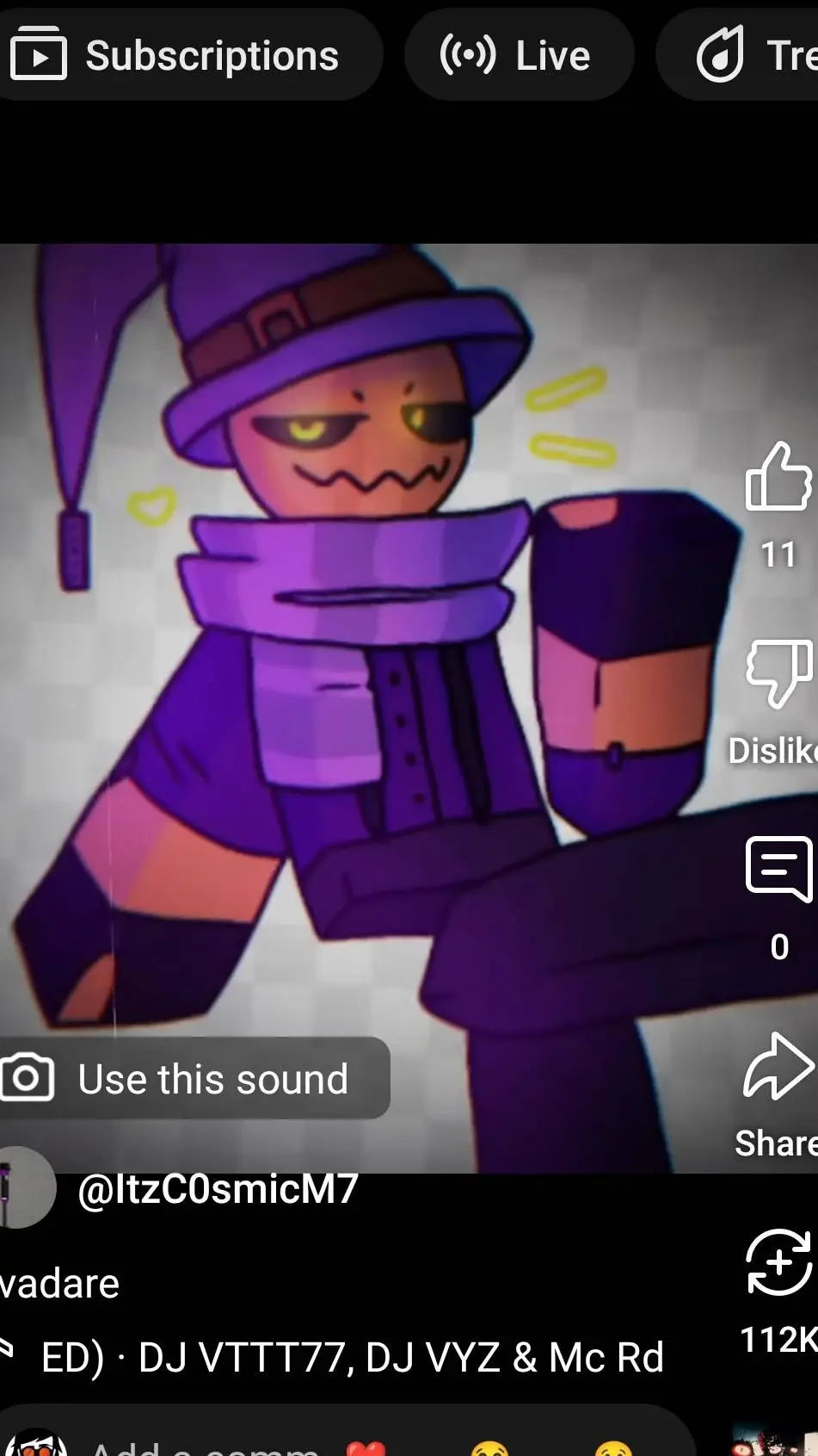 ai character: Jacko. FNF background