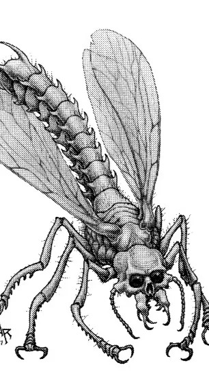 ai character: Demonfly background