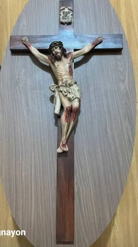 ai character: jesus cross background