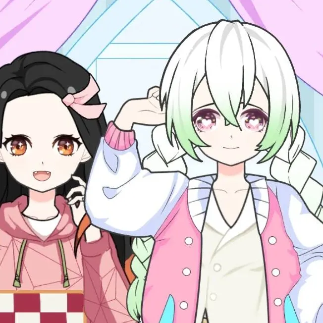 chat with ai character: nezuko and rose