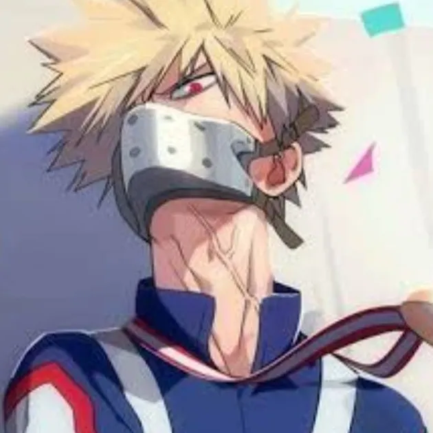 chat with ai character: bakugo chained up 