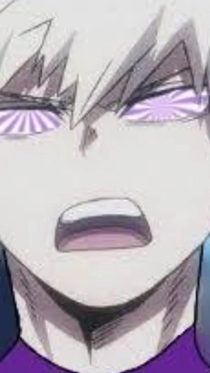 ai character: Hypnotized Bakugo background