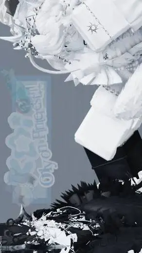 ai character: black x white background