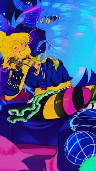 ai character: rave guest x noob background