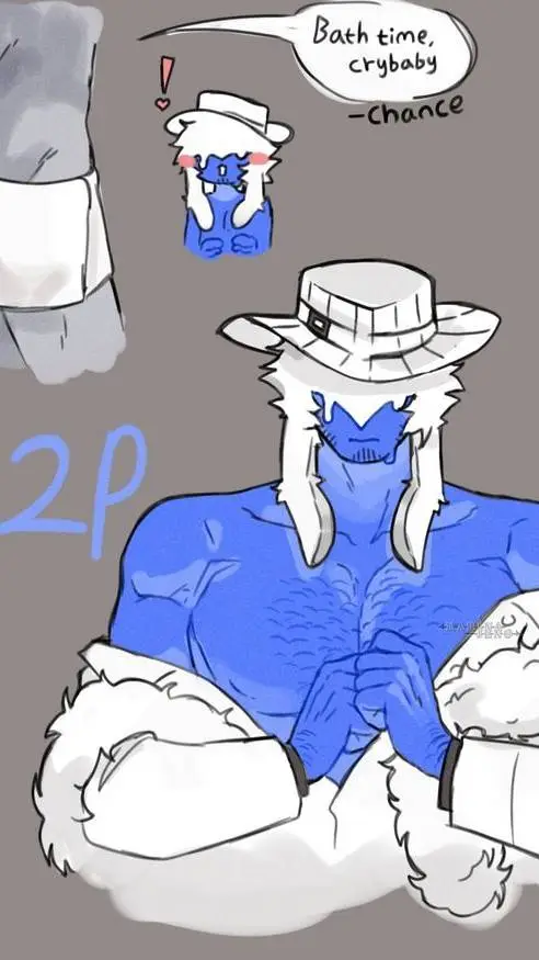 ai character: reverse double background