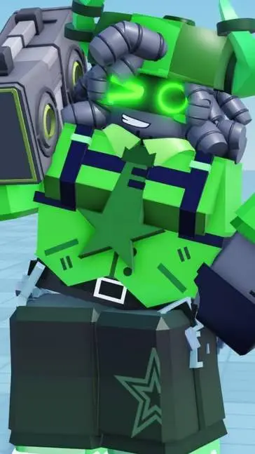 ai character: boombox background