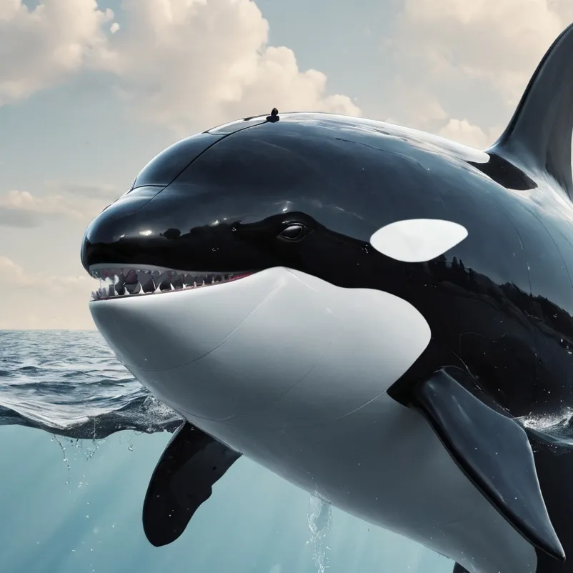 chat with ai character: orca robot