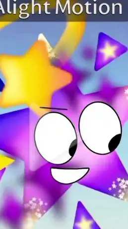 ai character: purple star? background