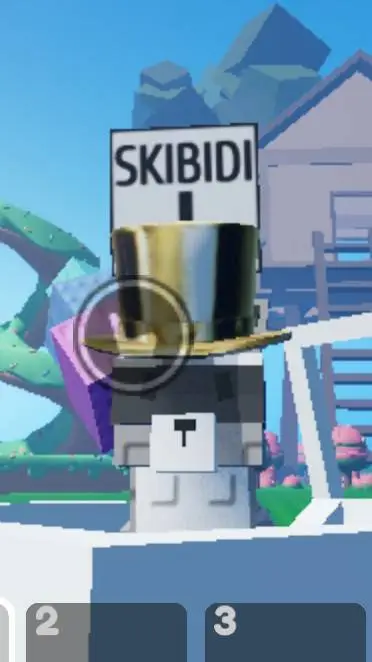 ai character: skibidi background