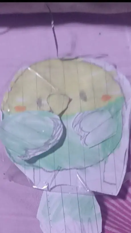 ai character: budgie paper Doll background