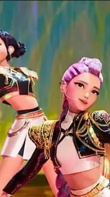 ai character: Kpop demon hunters background