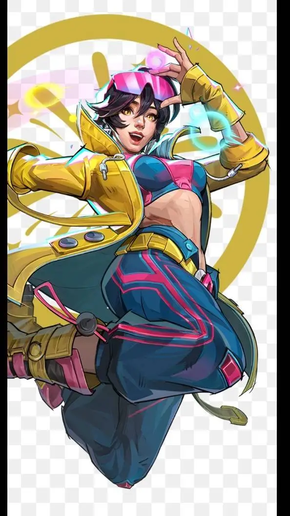 ai character: jubilee  background
