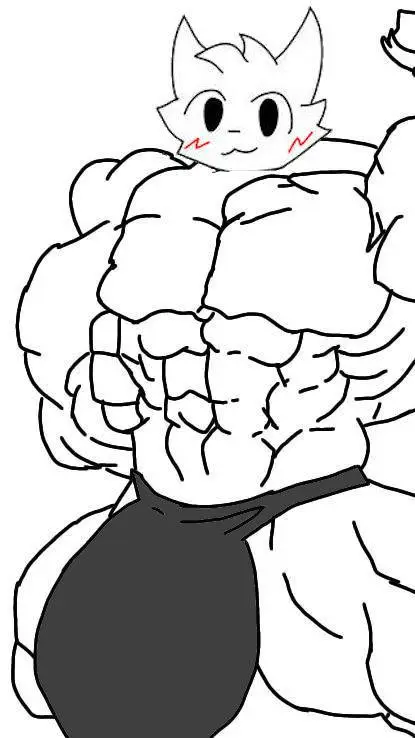 ai character: buff boykisser~ background