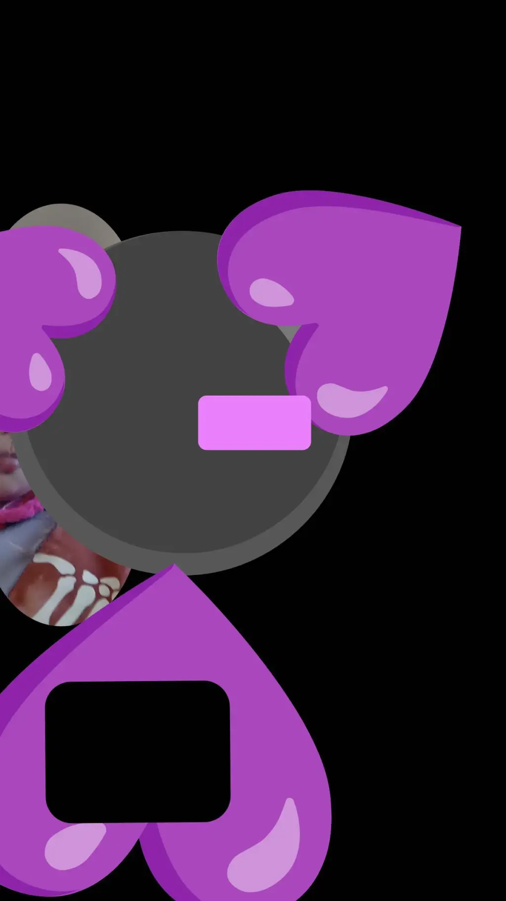 ai character: rumi blueberry  background