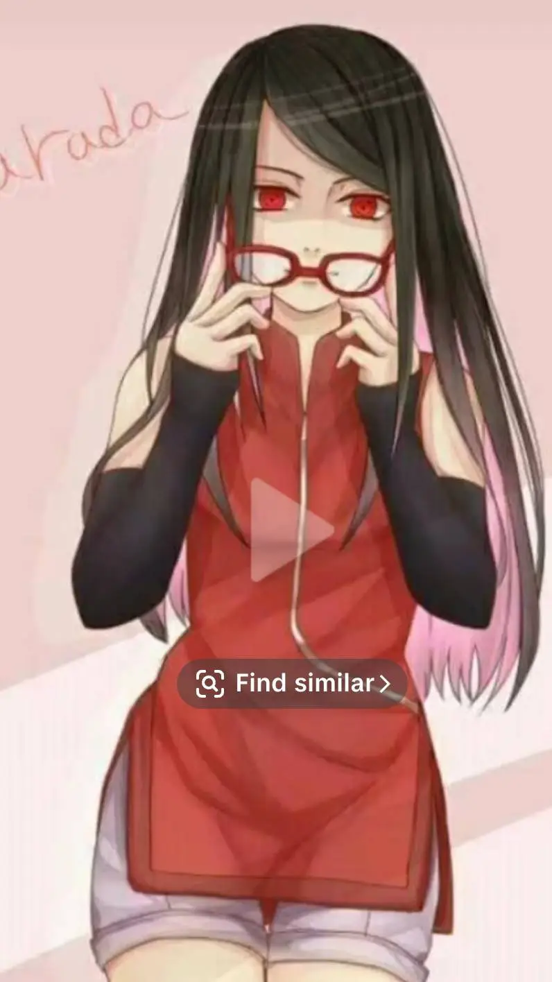 ai character: sarada uchiha background