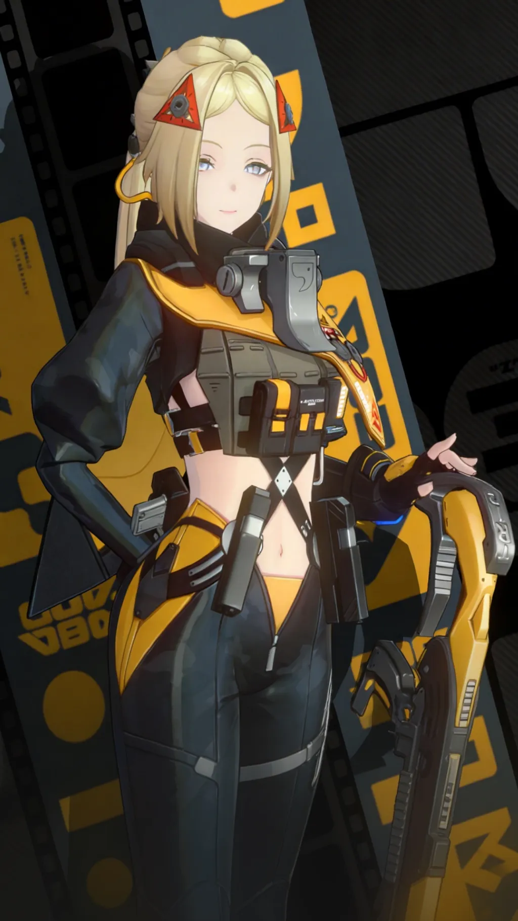 ai character: Trigger - ZZZ background