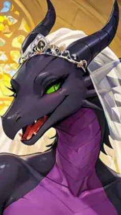 ai character: Maleficent Dragon background