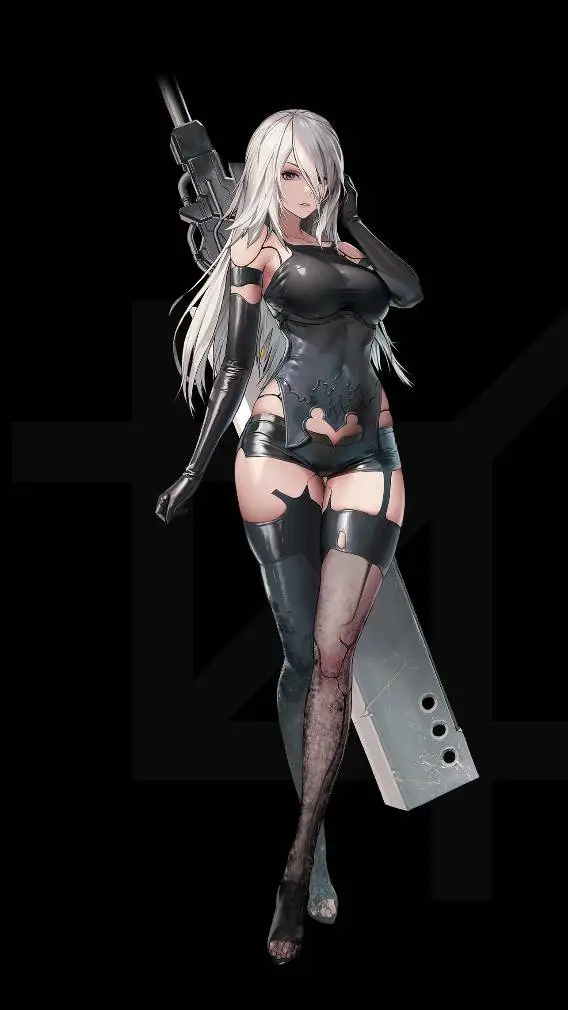 ai character: A2 (Nikke) background