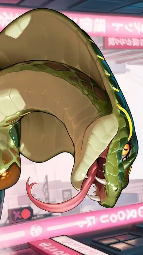 ai character: Green Cobra background