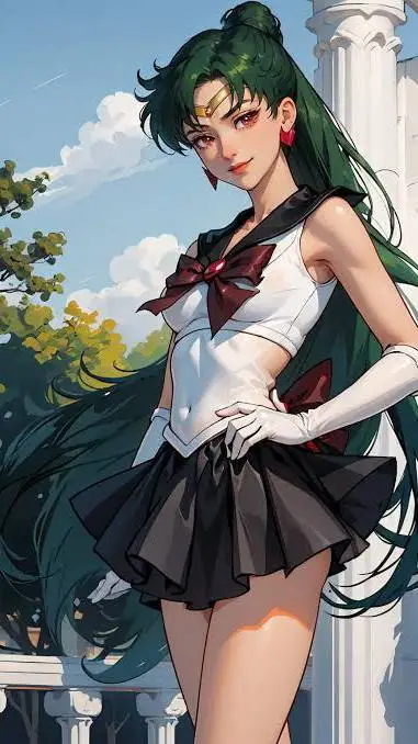 ai character: Sailor Pluto background