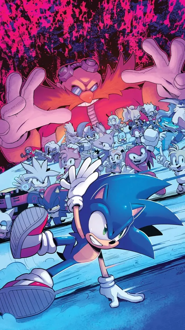 ai character: SONIC METAL VIRUS~ background