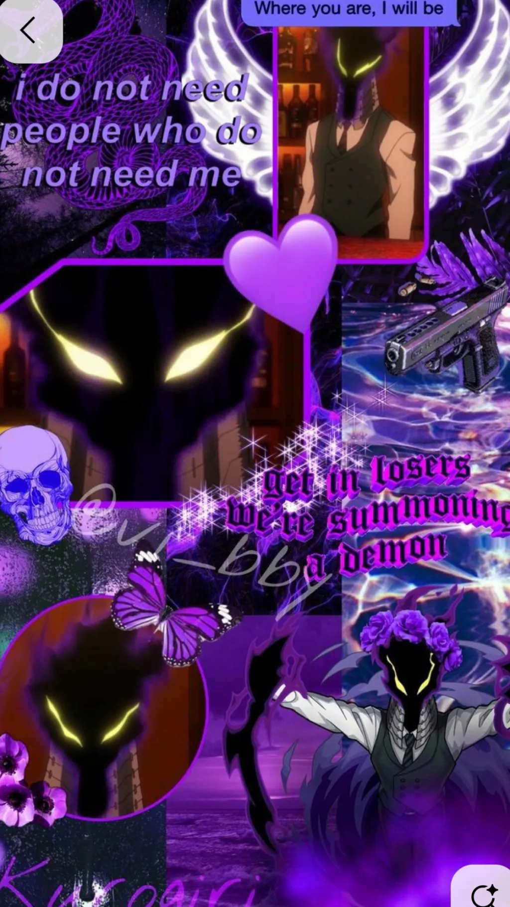 ai character: Kurogiri awakening background