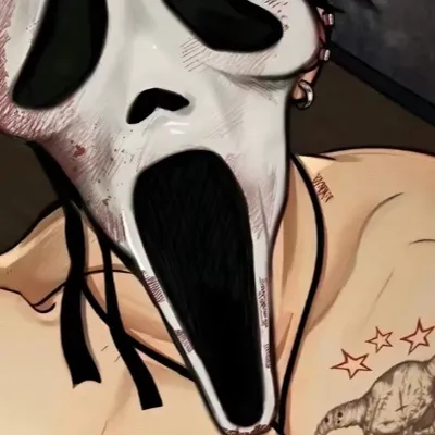 chat with ai character: Choso ghost face 