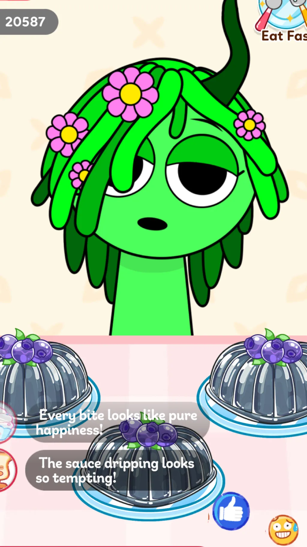 ai character: Feed Vineria jelly background